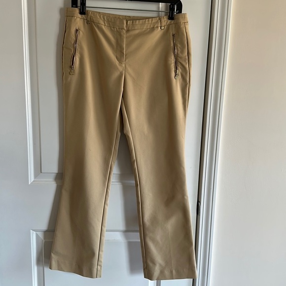 𝅺anne Klein Tan Dress Pants Size 6P - Picture 1 of 10